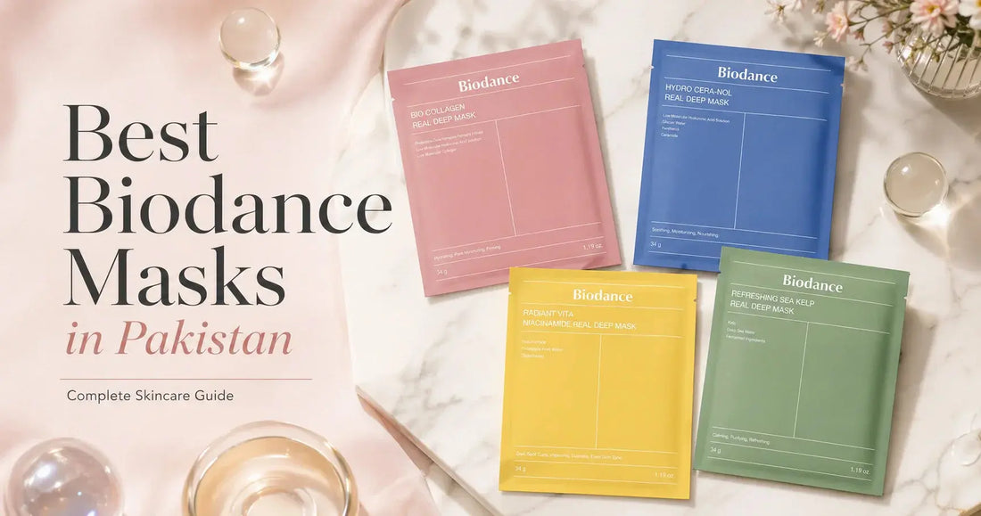 Biodance masks in Pakistan including Bio Collagen Hydro Cera-nol Radiant Vita and Sea Kelp
