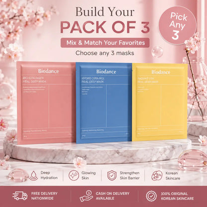 Build Your Biodance Mask Bundle (Choose Any 3) Biodance Pakistan