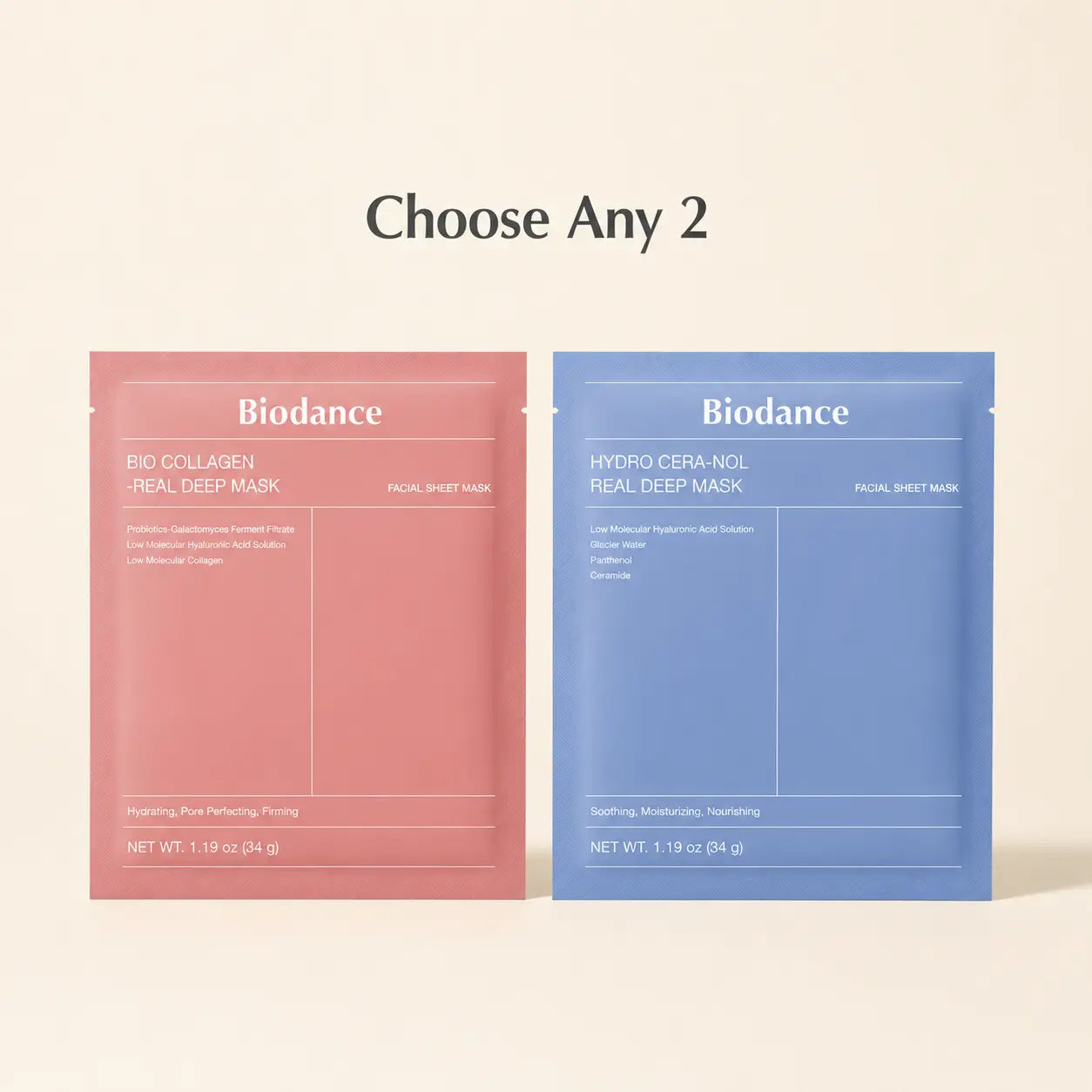 Build Your Biodance Mask Bundle (Choose Any 2)