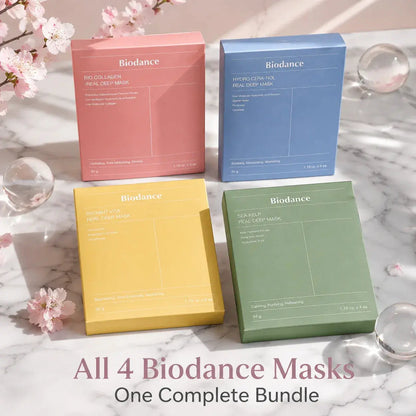 Biodance Mask Bundle Pack of 4 — All 4 Variants Biodance Pakistan